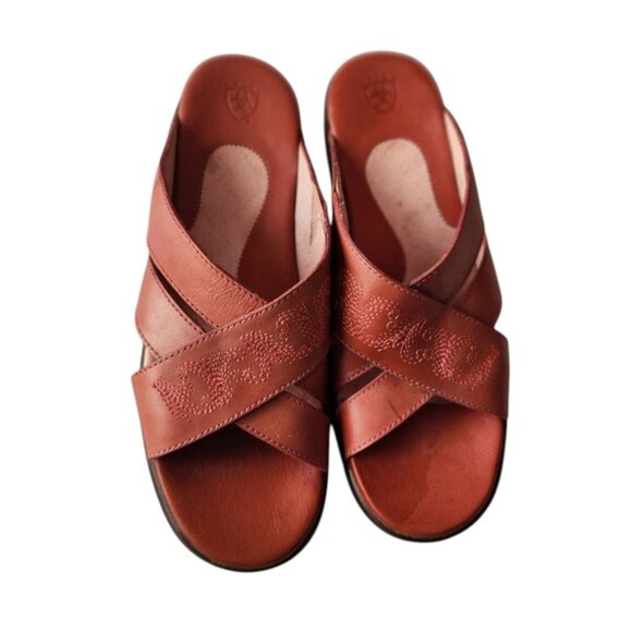 Ariat Shoes - Ariat Cross-Strap Leather Sandals